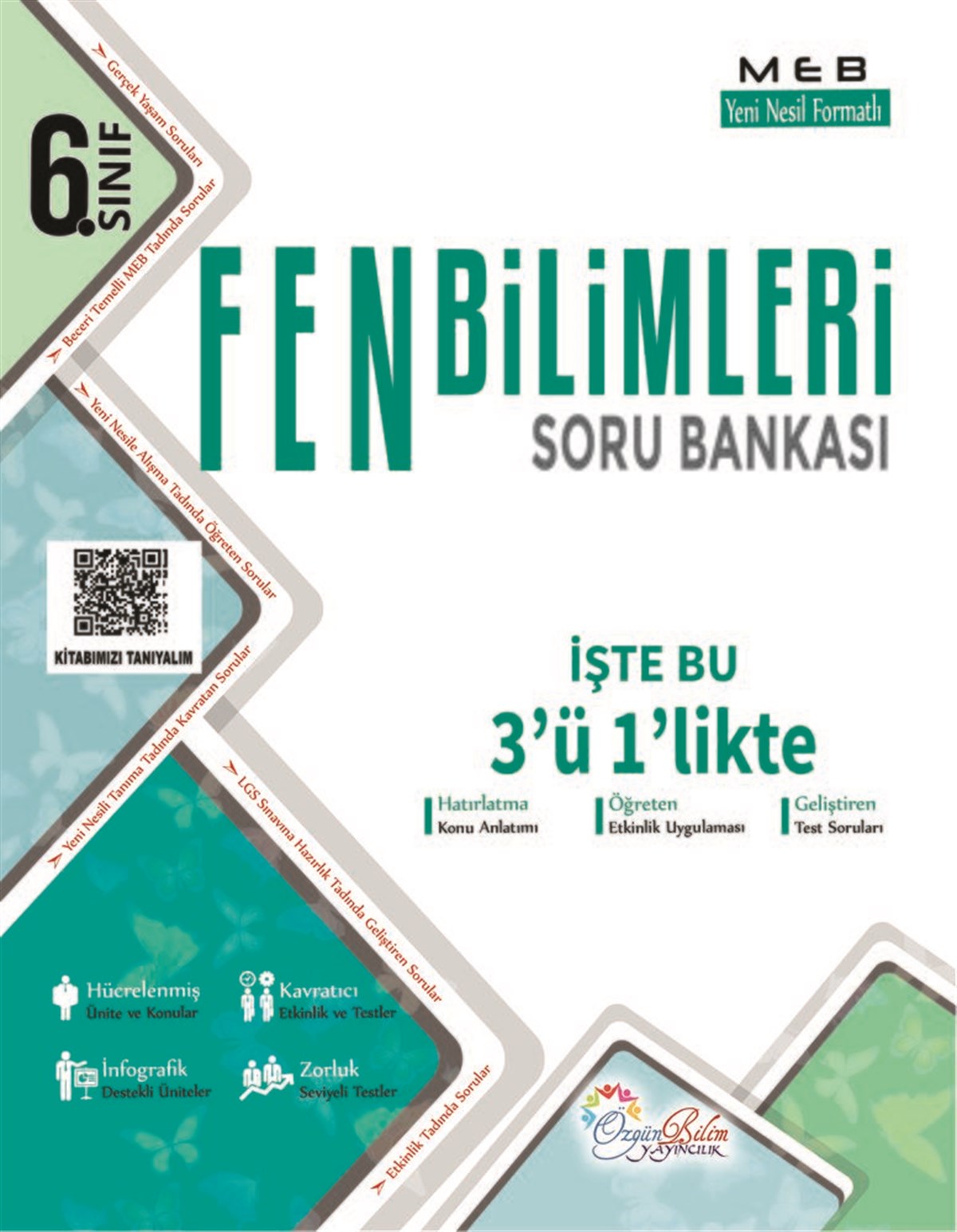 Özgün Bilim Yayınları 6. Fen Bilimleri Soru Bankası