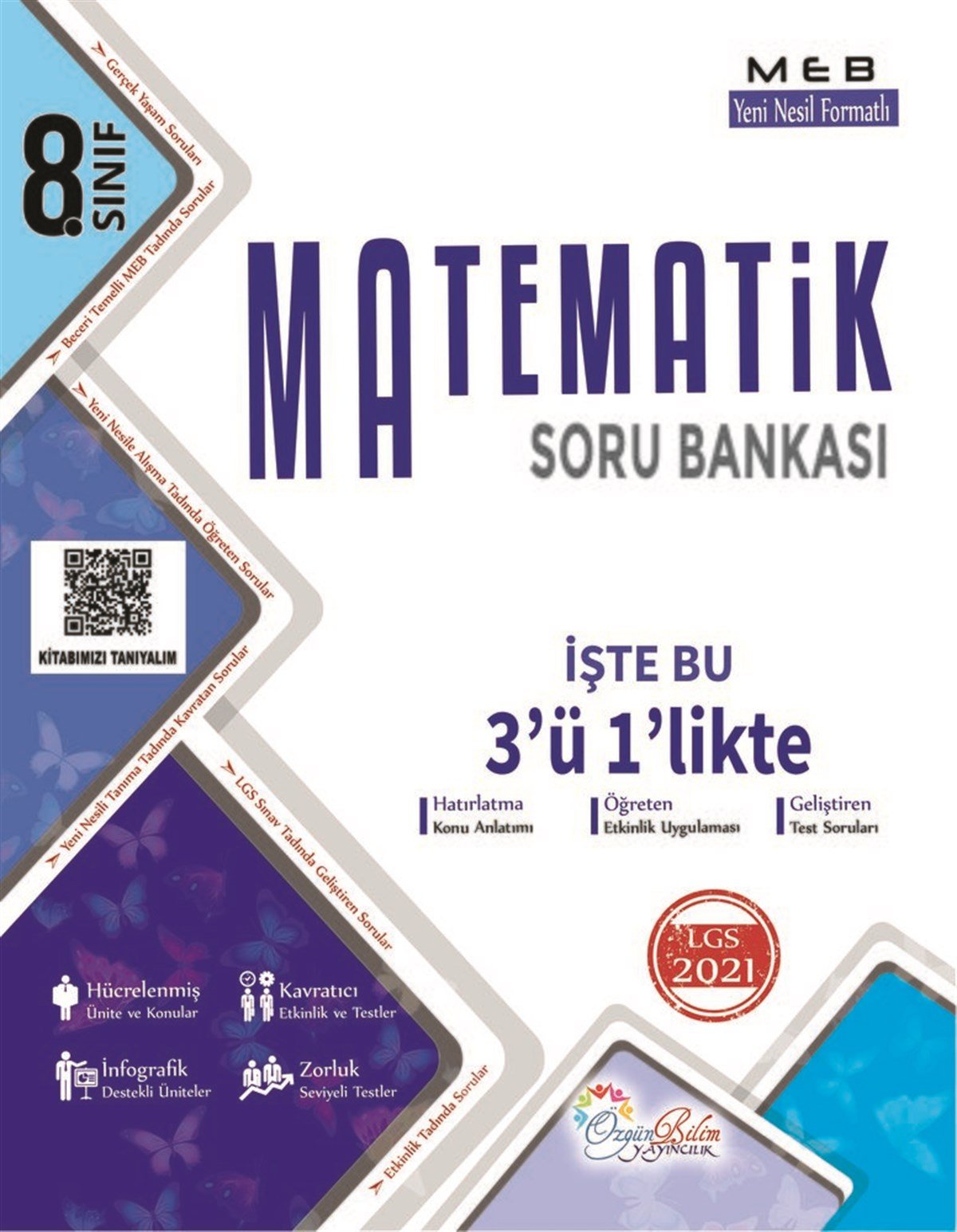 Özgün Bilim Yayınları 8. Sınıf LGS Matematik Soru Bankası