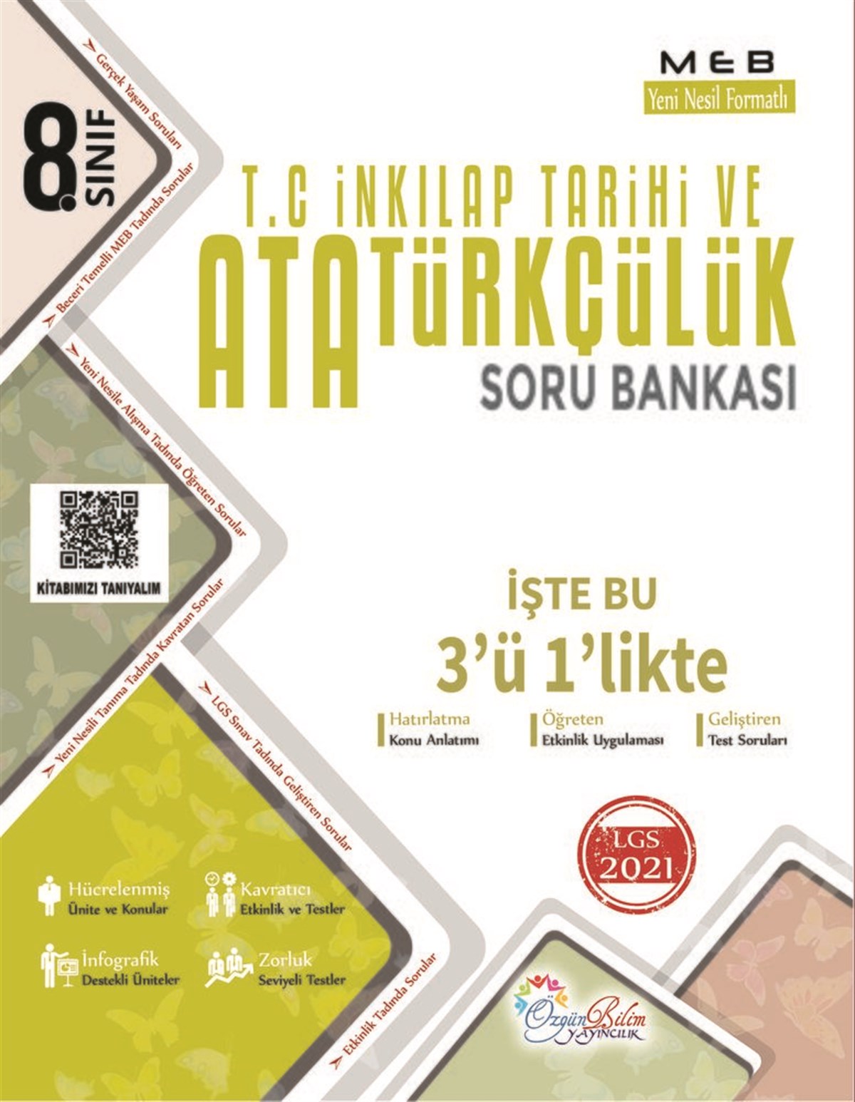 Özgün Bilim Yayınları 8. Sınıf LGS T.C. İnkılap Tarihi ve Atatürkçülük Soru Bankası