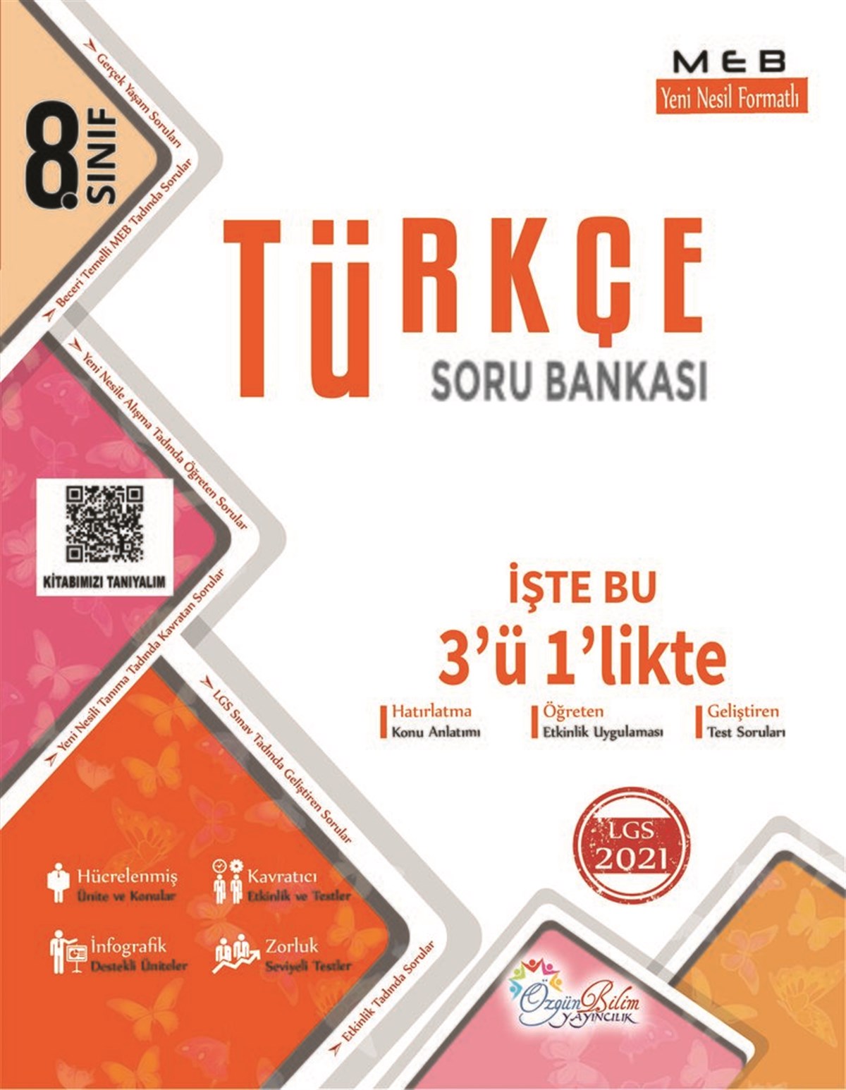 Özgün Bilim Yayınları 8. Sınıf LGS Türkçe Soru Bankası