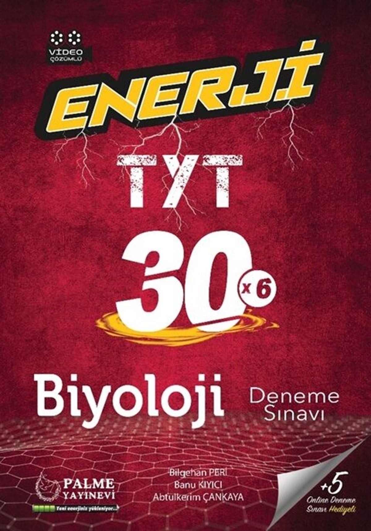 Palme Yayınları TYT Biyoloji Enerji 30 Deneme Sınavı