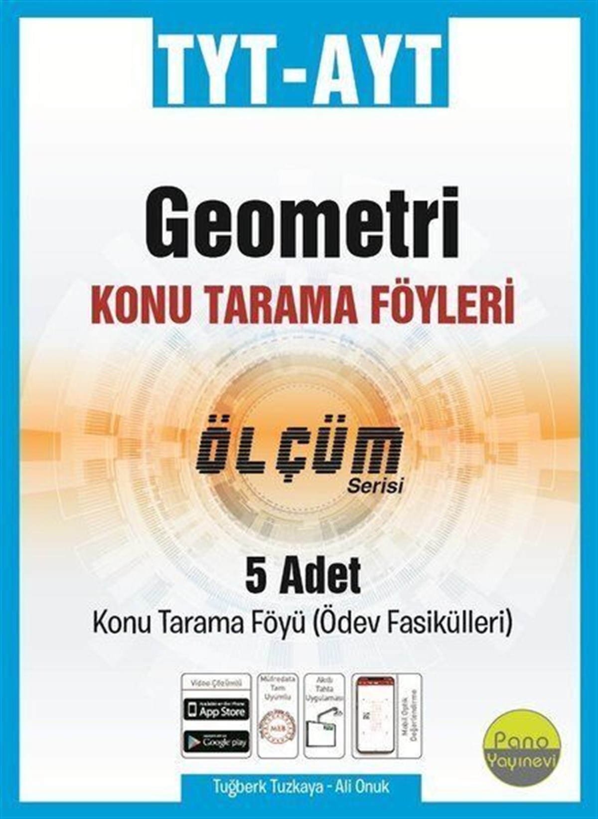 Pano Yayınları TYT AYT Geometri Ölçüm Konu Tarama Föyleri
