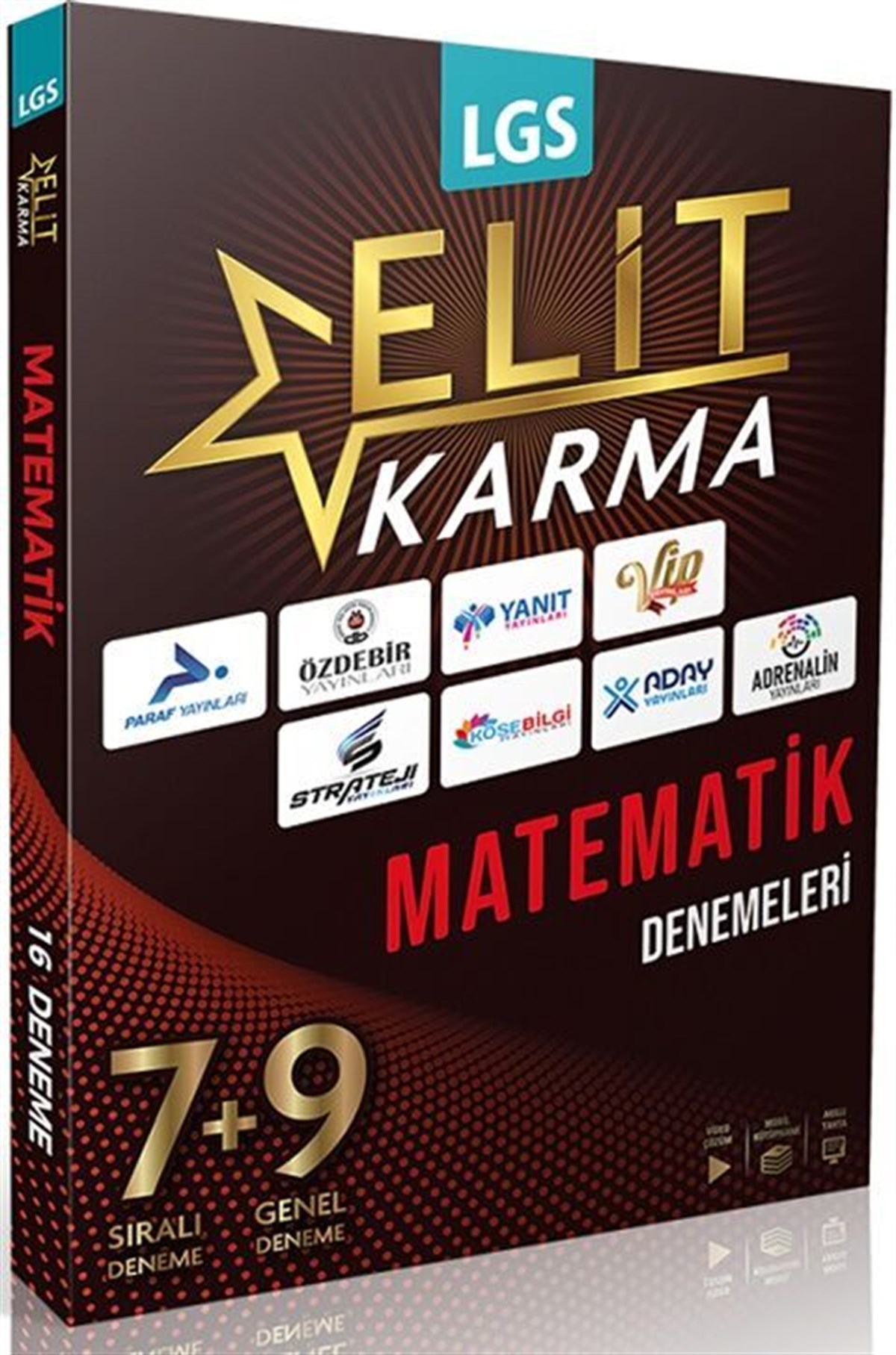 Paraf Yayınları 8. Sınıf LGS Matematik Elit Karma 16 Deneme