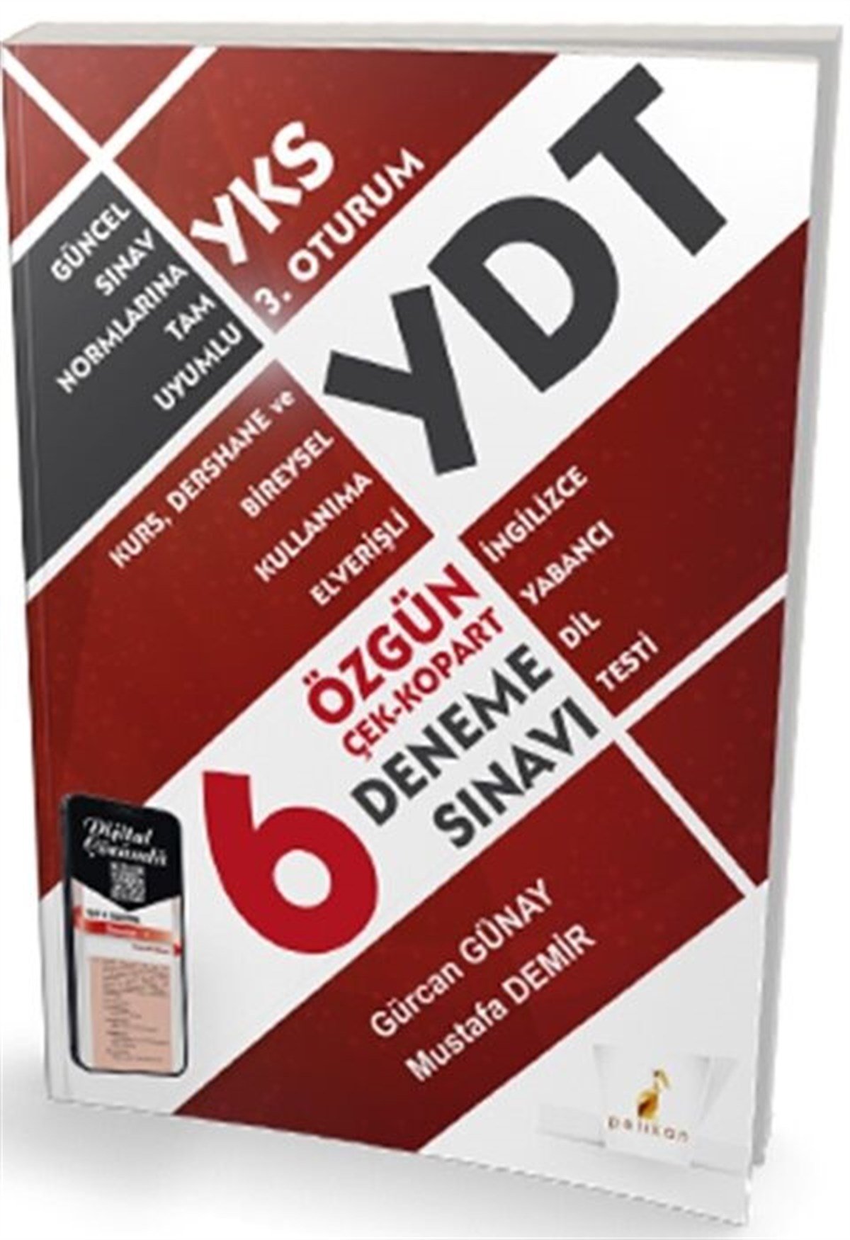 Pelikan Yayınları YDT İngilizce Çek Kopar 6 Özgün Deneme Sınavı Dijital Çözümlü