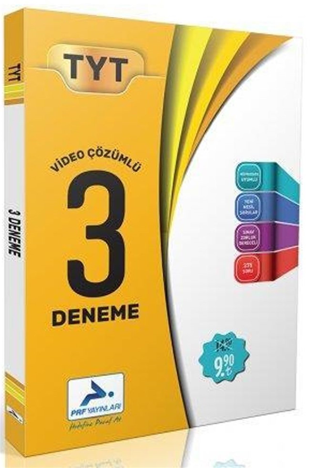 Paraf Yayınları TYT Video Çözümlü 3 Fasikül Deneme