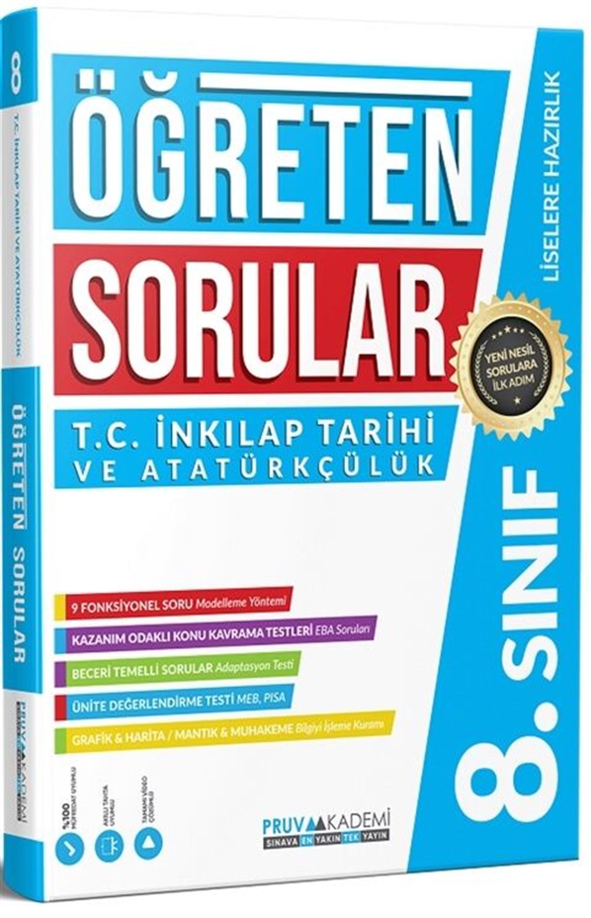 Pruva Akademi 8. Sınıf T.C. İnkılap Tarihi ve Atatürkçülük Öğreten Soru Bankası