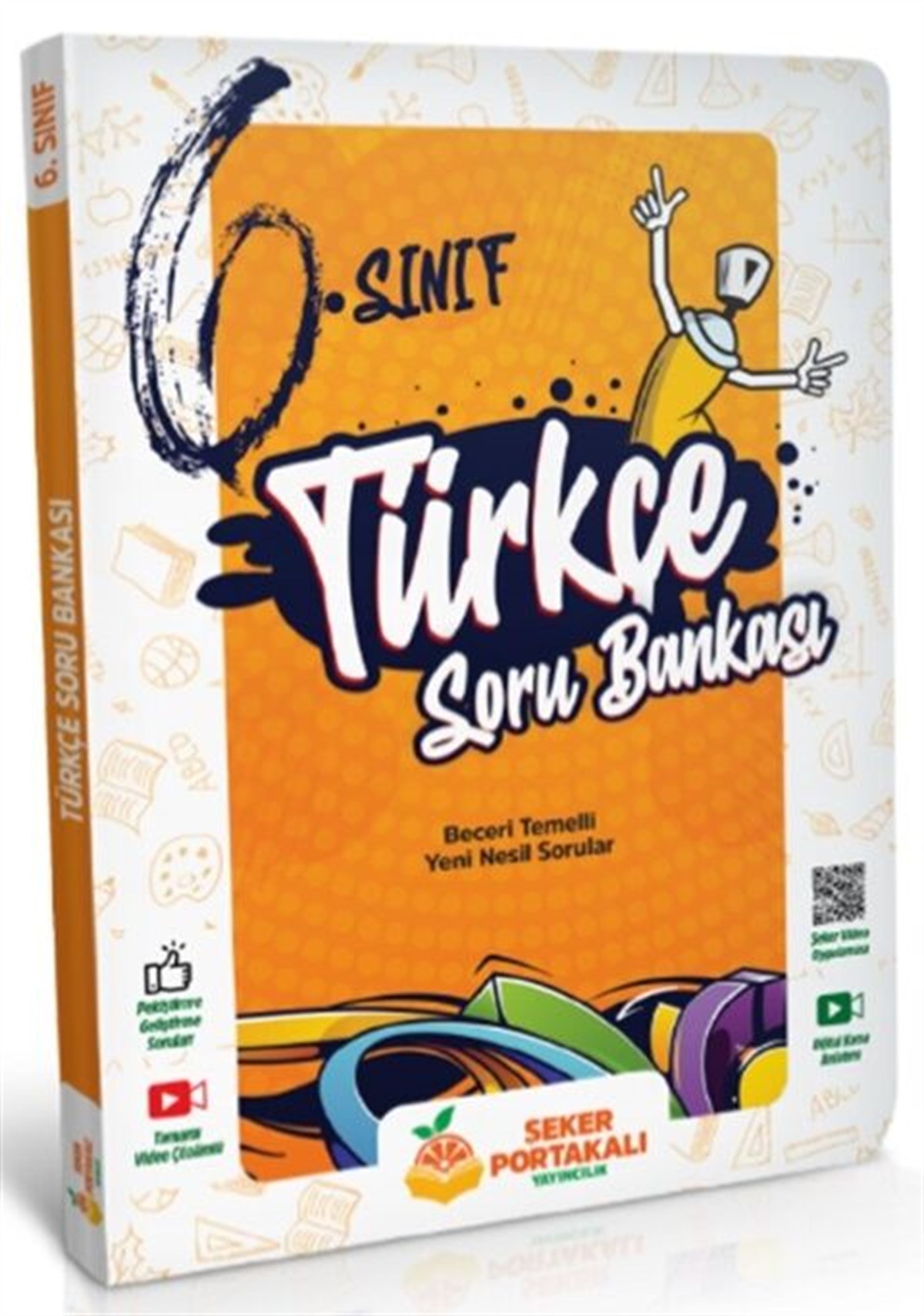 Şeker Portakalı Yayınları 6. Sınıf Türkçe Soru Bankası