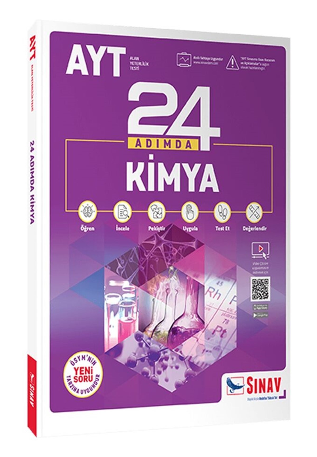 Sınav Yayınları AYT Kimya 24 Adımda Konu Anlatımlı Soru Bankası