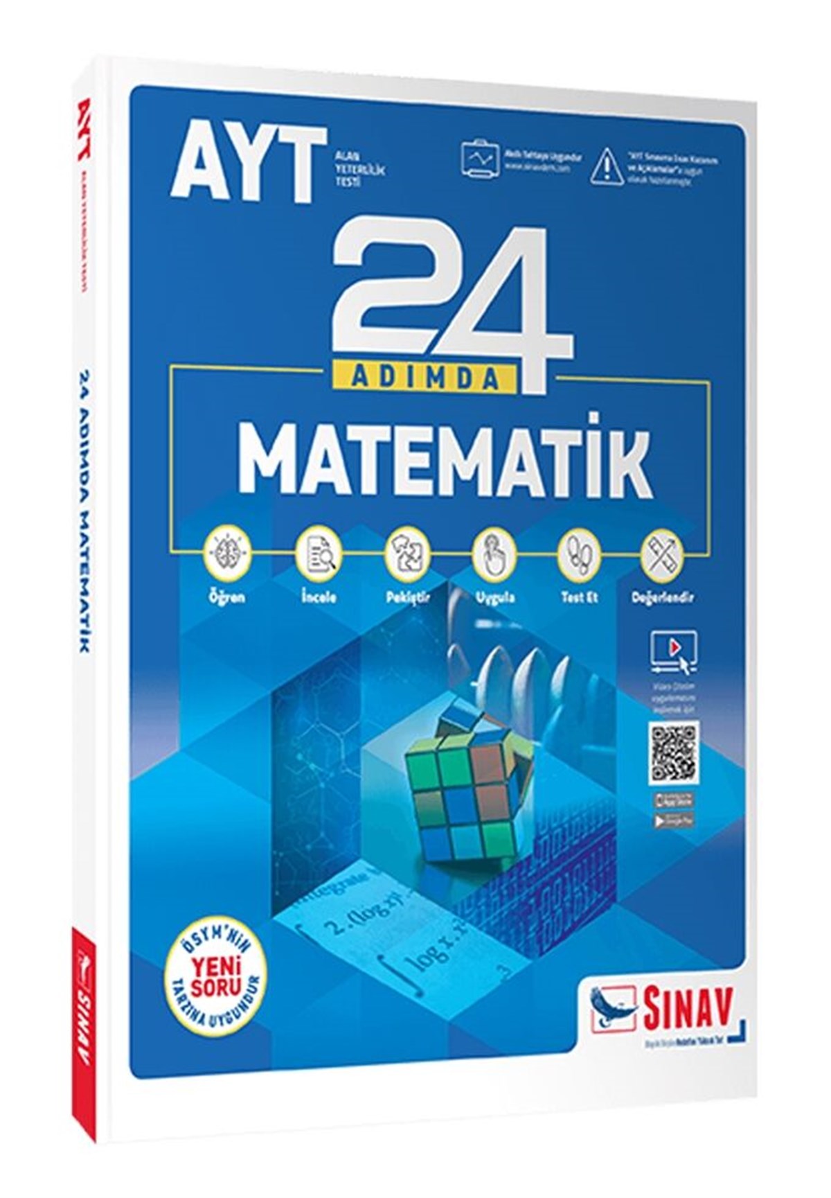 Sınav Yayınları AYT Matematik 24 Adımda Konu Anlatımlı Soru Bankası