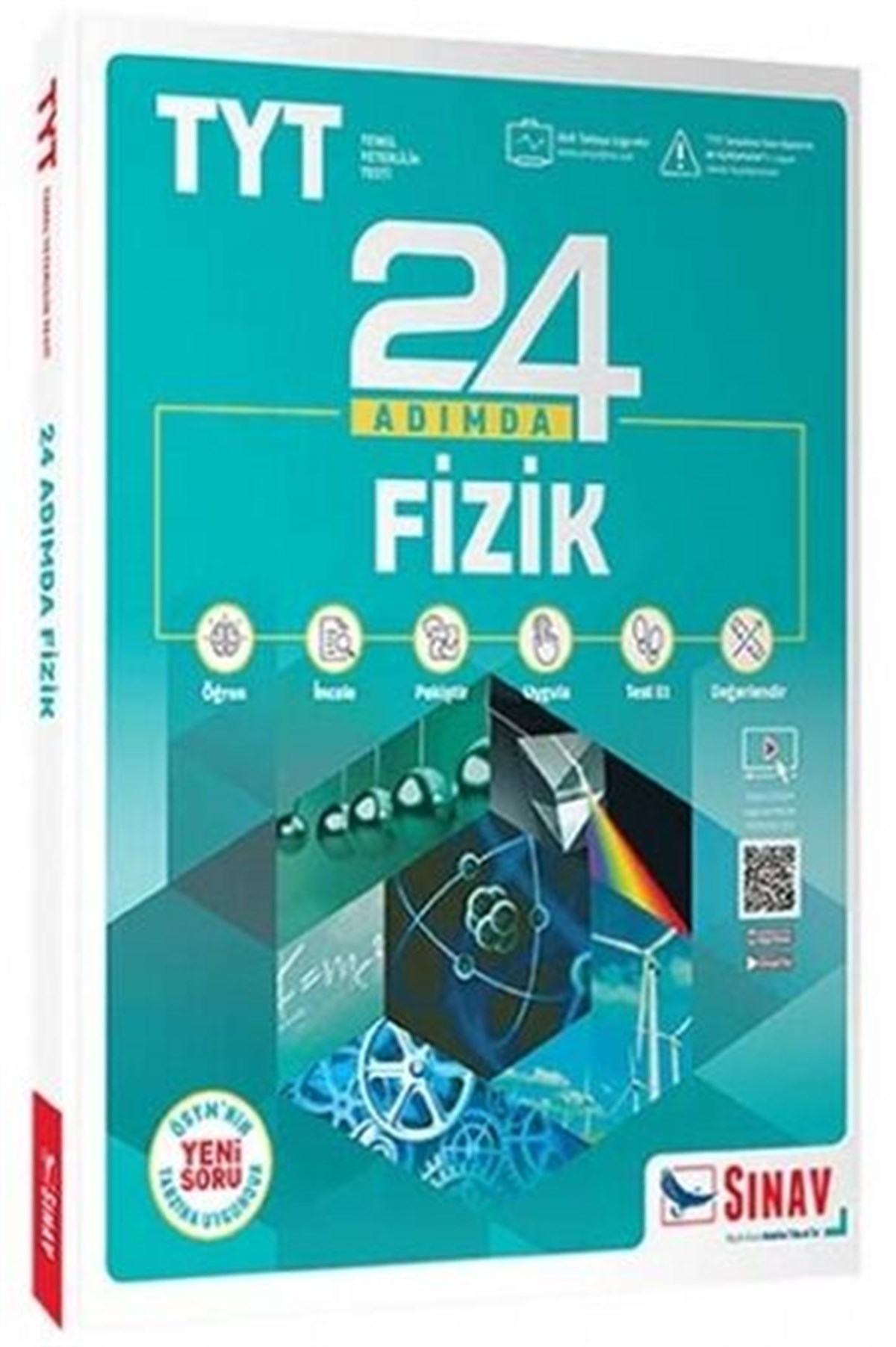 Sınav Yayınları TYT Fizik 24 Adımda Konu Anlatımlı Soru Bankası