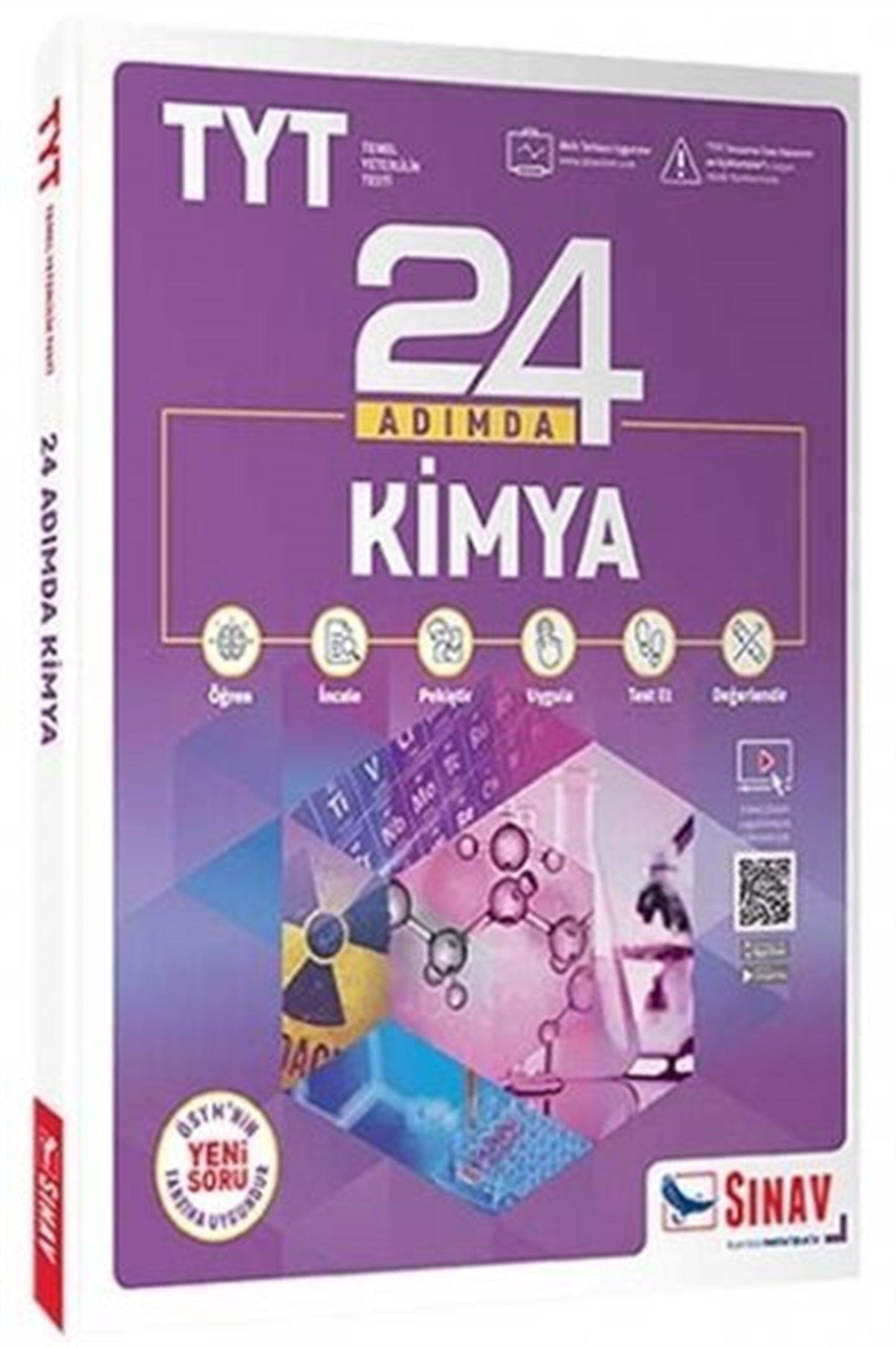 Sınav Yayınları TYT Kimya 24 Adımda Konu Anlatımlı Soru Bankası