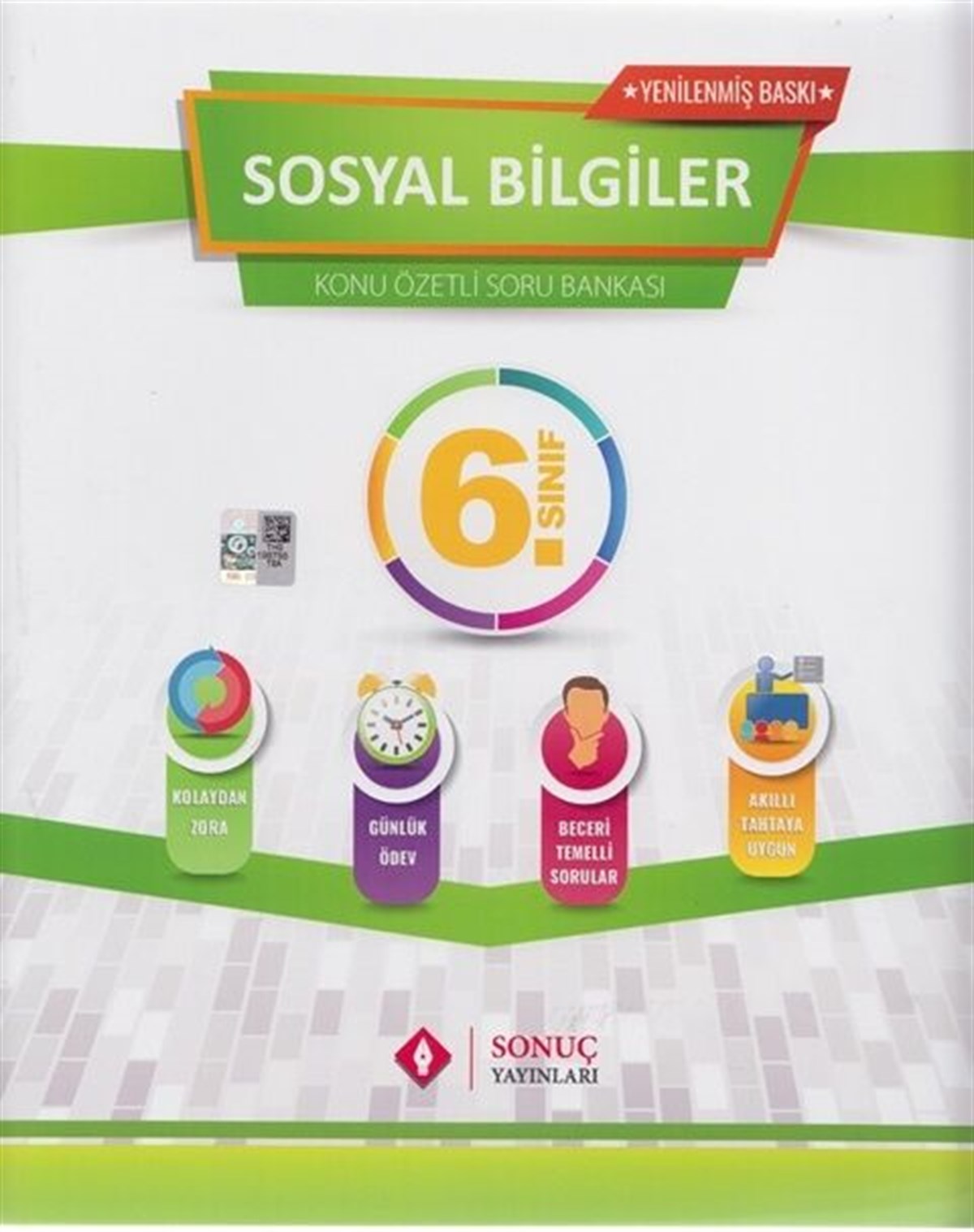 Sonuç Yayınları 6. Sınıf Sosyal Bilgiler Kazanım Merkezli Soru Kitapçığı Seti Yenilenmiş Baskı