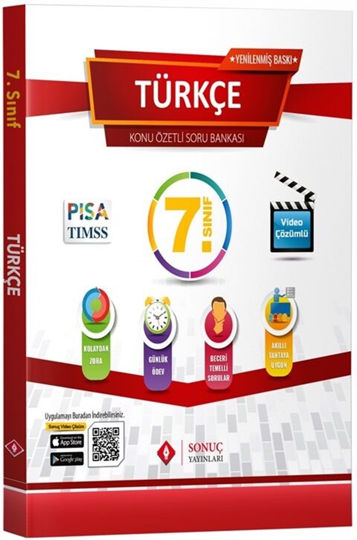 Sonuç Yayınları 7. Sınıf Türkçe Kazanım Merkezli Soru Kitapçığı Seti Yenilenmiş Baskı