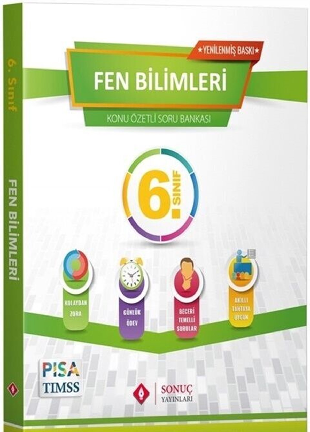Sonuç Yayınları 6. Sınıf Fen Bilimleri Kazanım Merkezli Soru Kitapçığı Seti Yenilenmiş Baskı
