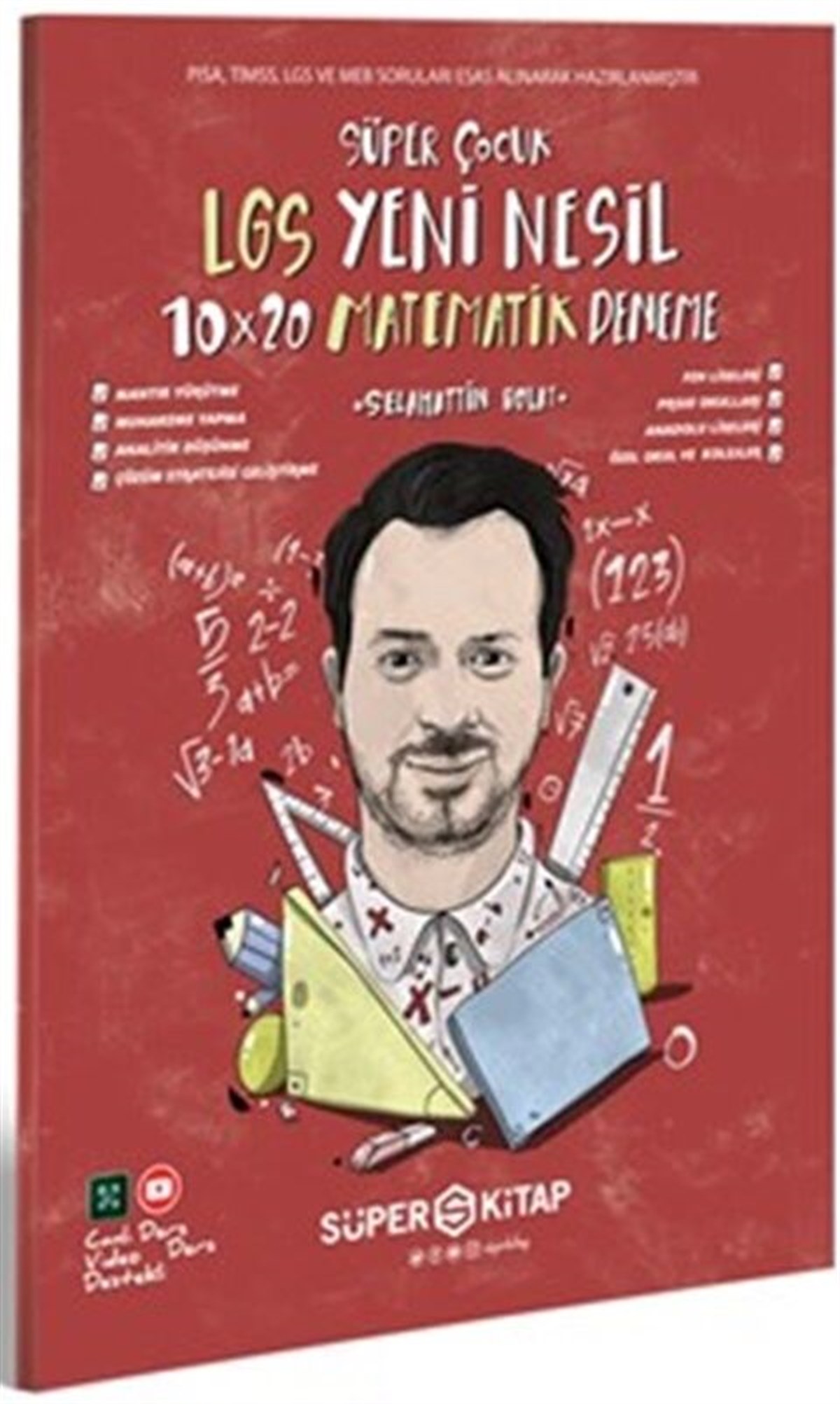 Süper Kitap 8. Sınıf LGS Matematik Süper Çocuk Yeni Nesil Deneme