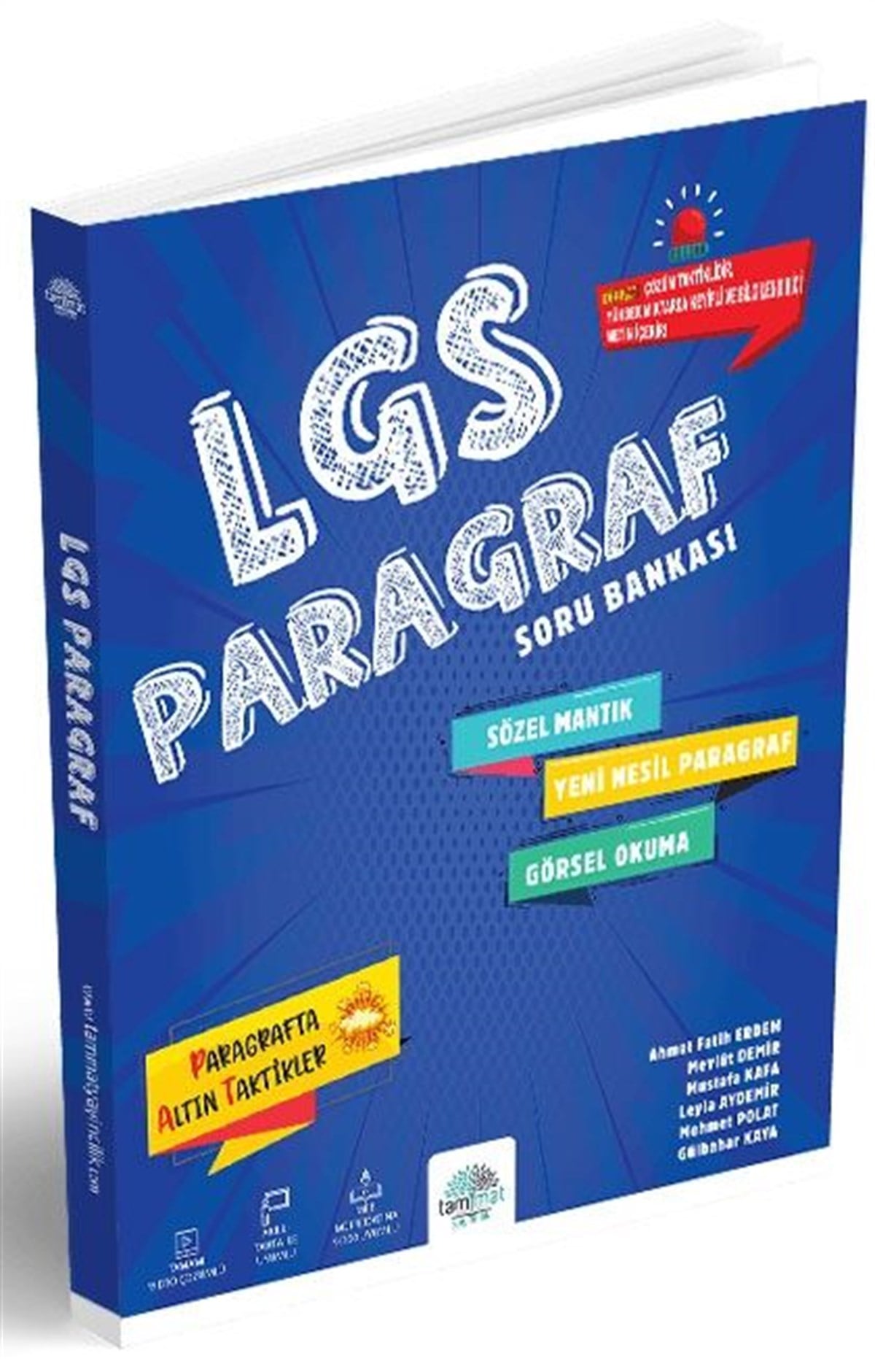 Tammat Yayıncılık 8. Sınıf LGS Paragraf Soru Bankası