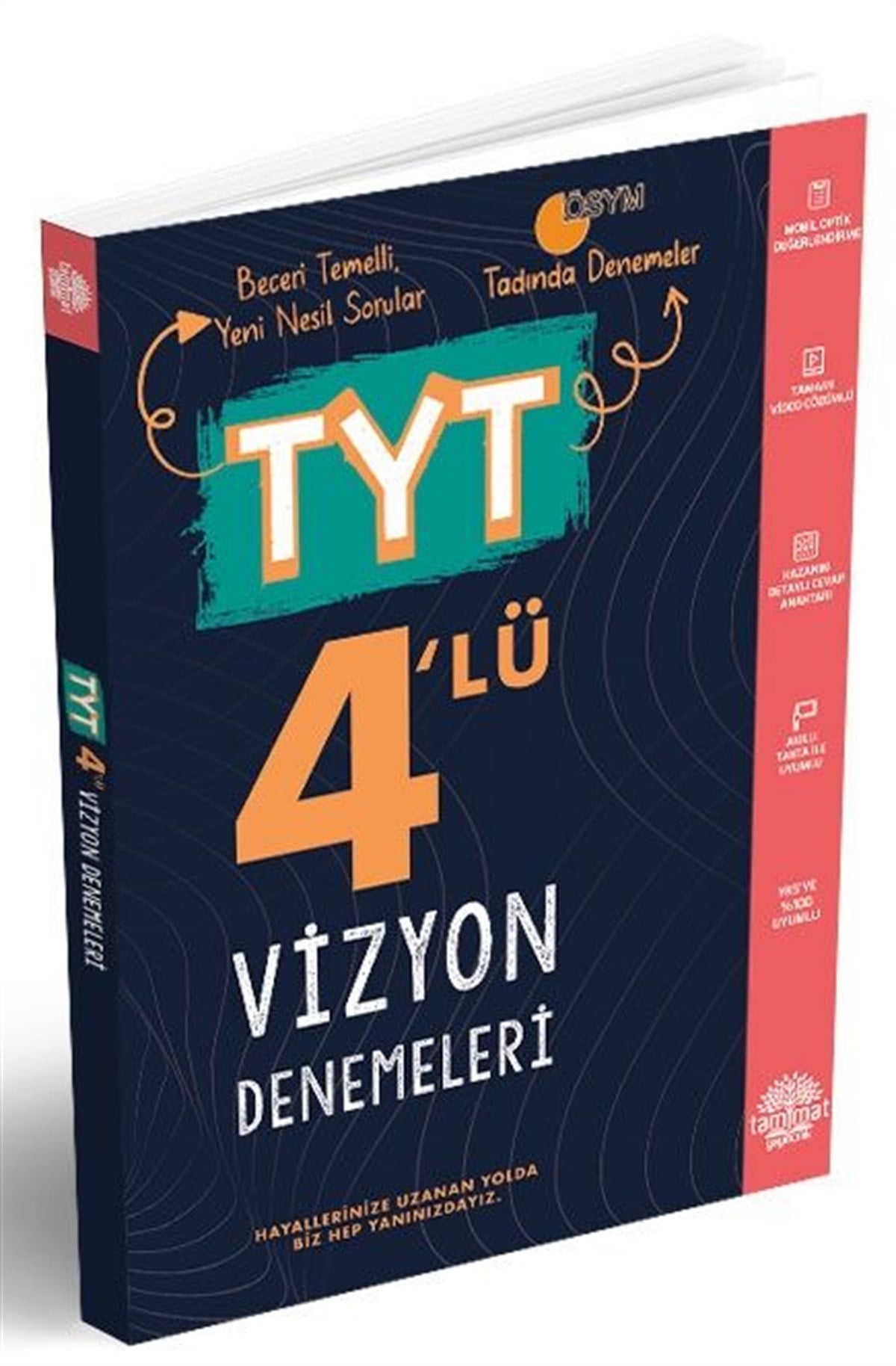 Tammat Yayıncılık TYT 4 lü Vizyon Denemeleri