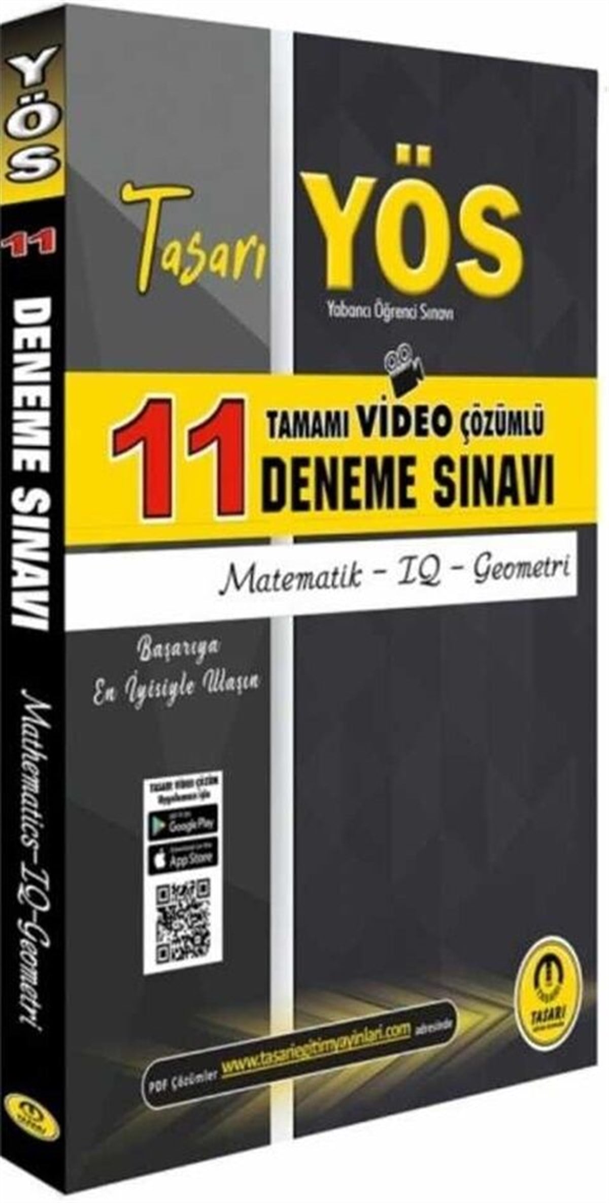Tasarı Yayınları YÖS Matematik Geometri Video Çözümlü 11 Deneme