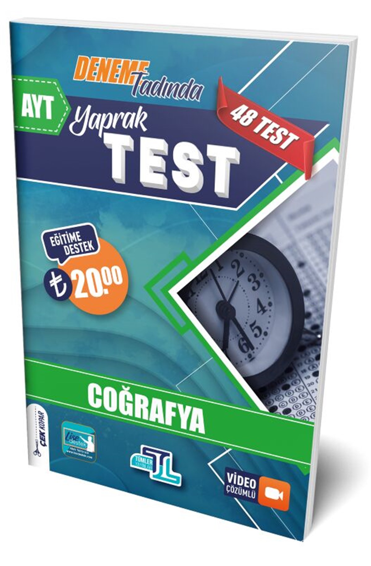 Tümler Yayınları AYT Coğrafya Yaprak Test
