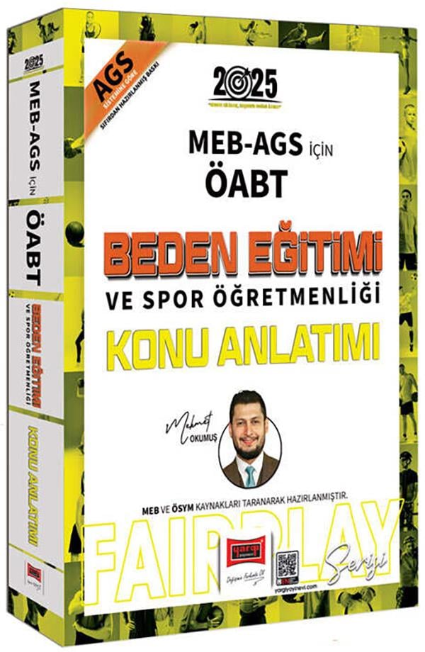 Yargı 2025 MEB AGS ÖABT Beden Eğitimi ve Spor Öğretmenliği Konu Anlatımı Fairplay Serisi