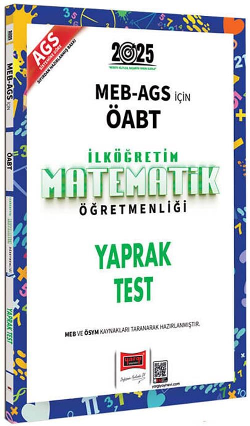 Yargı 2025 MEB AGS ÖABT İlköğretim Matematik Öğretmenliği Yaprak Test