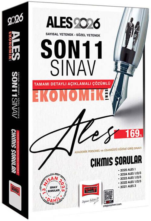 Yargı 2026 ALES Ekonomik Seri Son 11 Sınav Çıkmış Sorular