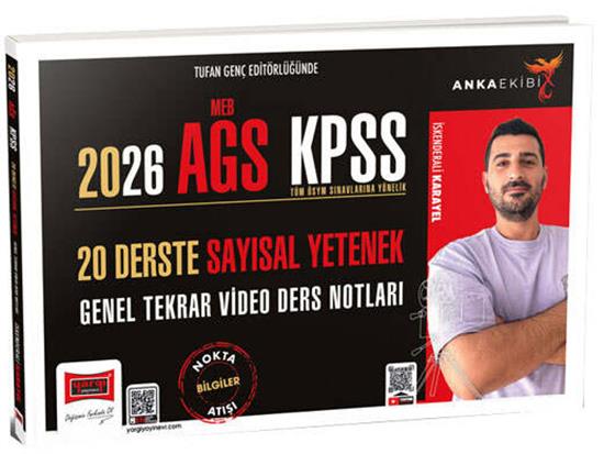 Yargı 2026 Anka Ekibi MEB AGS KPSS 20 Derste Sayısal Yetenek Genel Tekrar Video Ders Notları