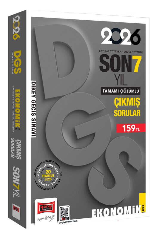 Yargı 2026 DGS Sayısal Sözel Yetenek Son 7 Yıl Çıkmış Sorular (Ekonomik Baskı)