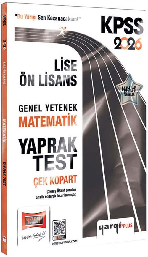 Yargı 2026 KPSS Lise Ön Lisans Genel Yetenek Matematik Çek Kopart Yaprak Test