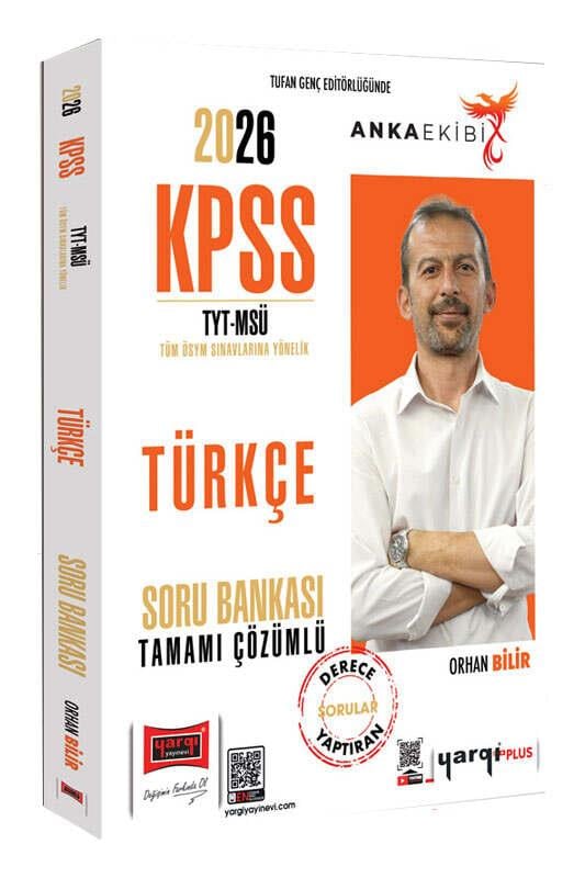 Yargı 2026 KPSS TYT MSÜ Anka Ekibi Tamamı Çözümlü Türkçe Soru Bankası
