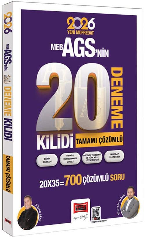 Yargı 2026 MEB AGS Kilidi Tamamı Çözümlü 20 Deneme