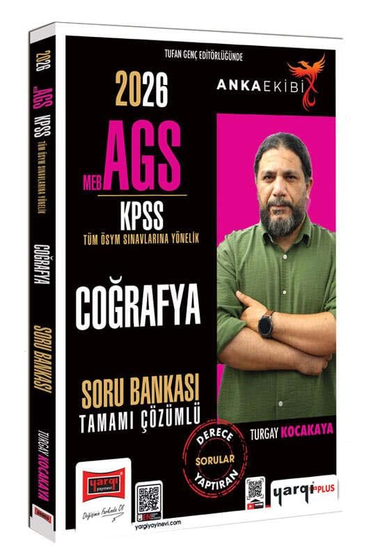 Yargı 2026 MEB AGS KPSS Anka Ekibi Tamamı Çözümlü Coğrafya Soru Bankası