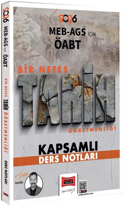 Yargı 2026 MEB AGS ÖABT Bir Nefes Tarih Öğretmenliği Kapsamlı Ders Notları