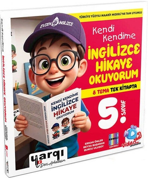 Yargı Ders Arkadaşım 5.Sınıf Kendi Kendime İngilizce Hikaye Okuyorum 8 Tema Tek Kitapta