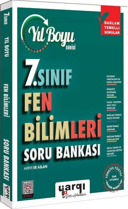 Yargı Ders Arkadaşım 7. Sınıf Fen Bilimleri Yıl Boyu Soru Bankası