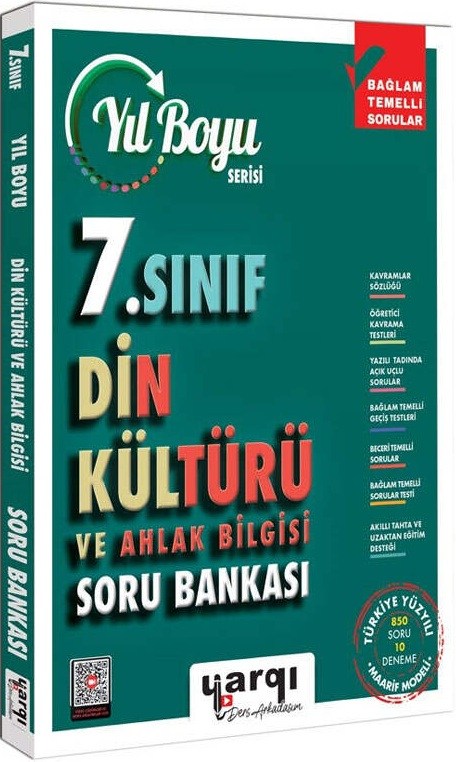 Yargı Ders Arkadaşım 7. Sınıf Din Kültürü ve Ahlak Bilgisi Yıl Boyu Soru Bankası