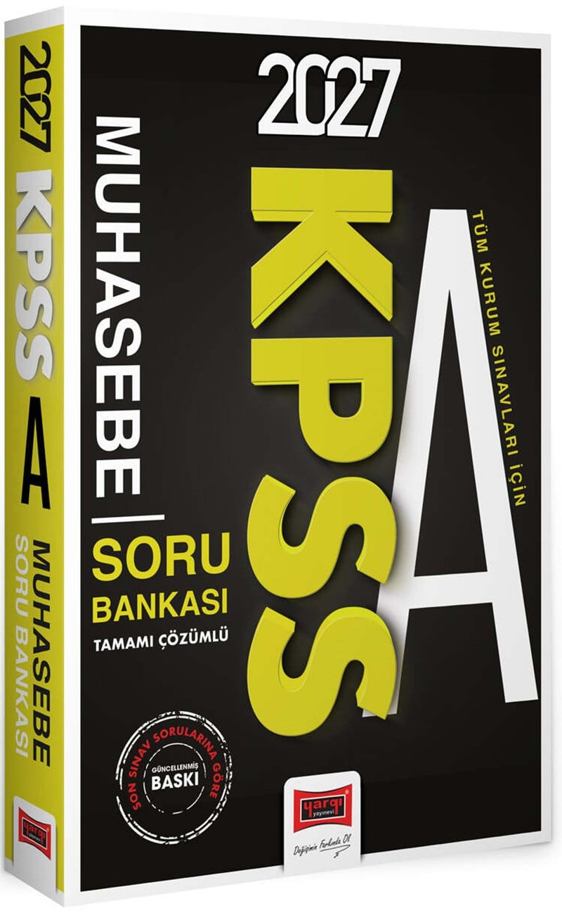 Yargı Yayınları 2027 KPSS A Grubu Tüm Kurum Sınavları İçin Muhasebe Tamamı Çözümlü Soru Bankası