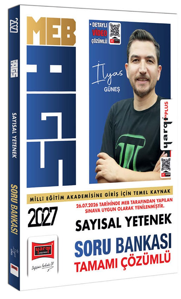 Yargı Yayınları 2027 MEB AGS Sayısal Yetenek Tamamı Çözümlü Soru Bankası