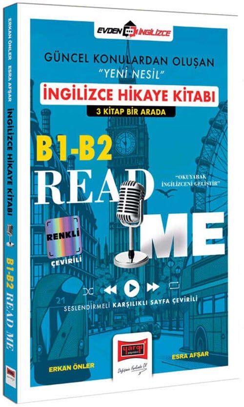 Yargı Yayınları B1 B2 Read Me İngilizce Hikaye Kitabı 3 Kitap Bir Arada