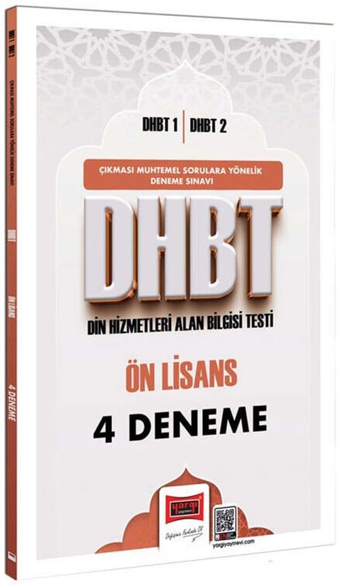 Yargı Yayınları DHBT 1-DHBT 2 Ön Lisans 4 Deneme Sınavı