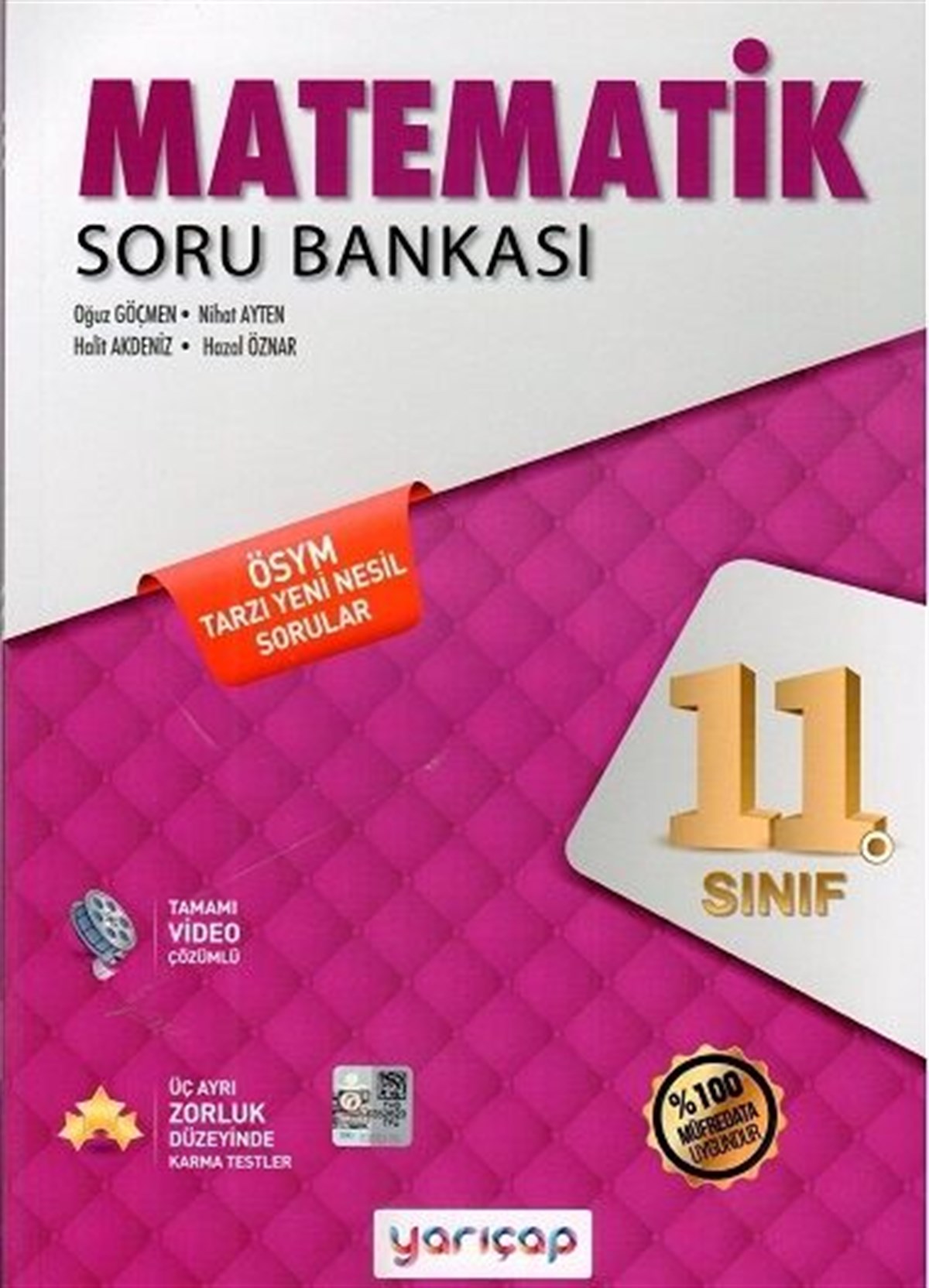 YarıÇap Yayınları 11. Sınıf Matematik Soru Bankası