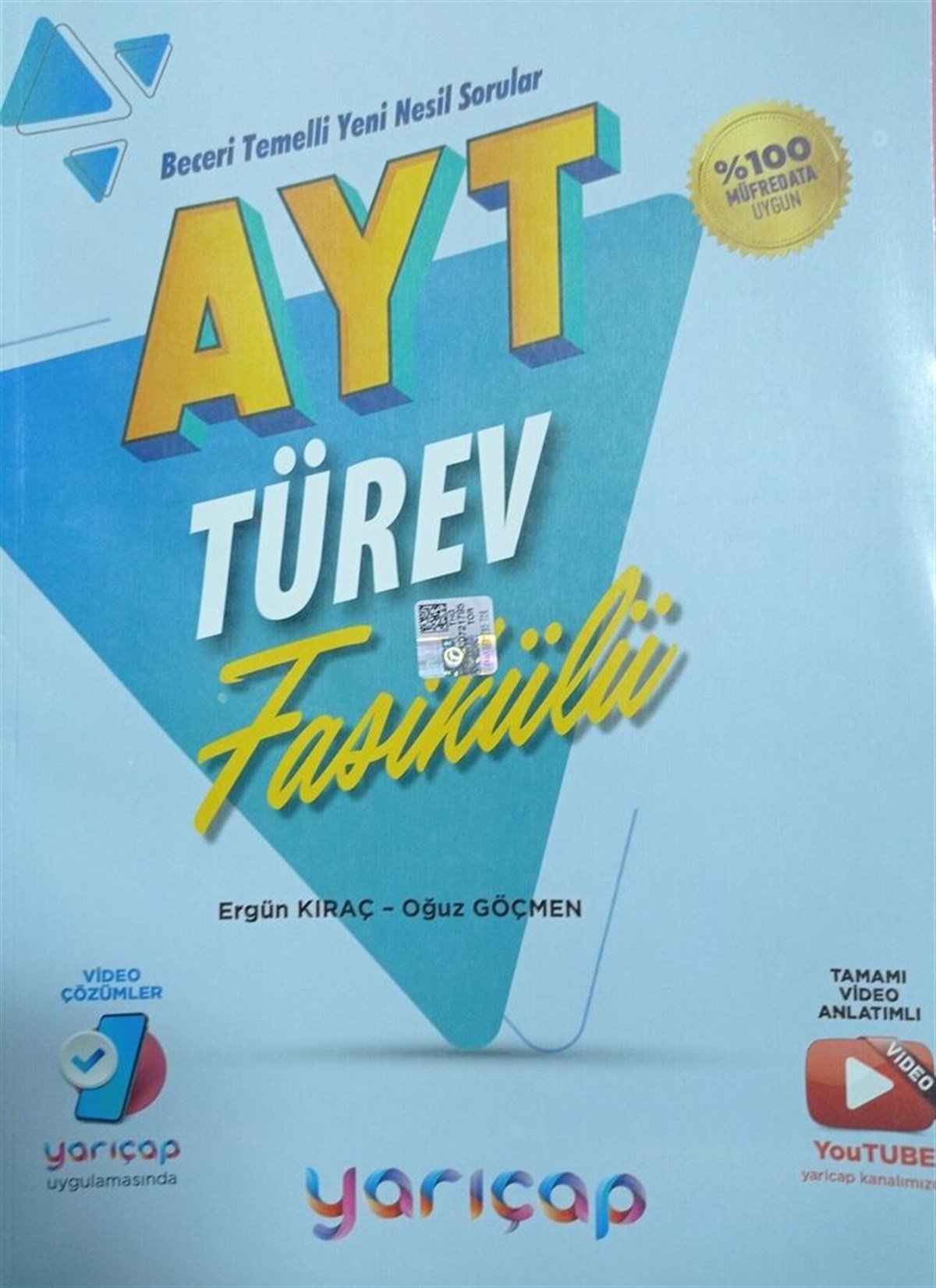 YarıÇap Yayınları AYT Türev Fasikülleri