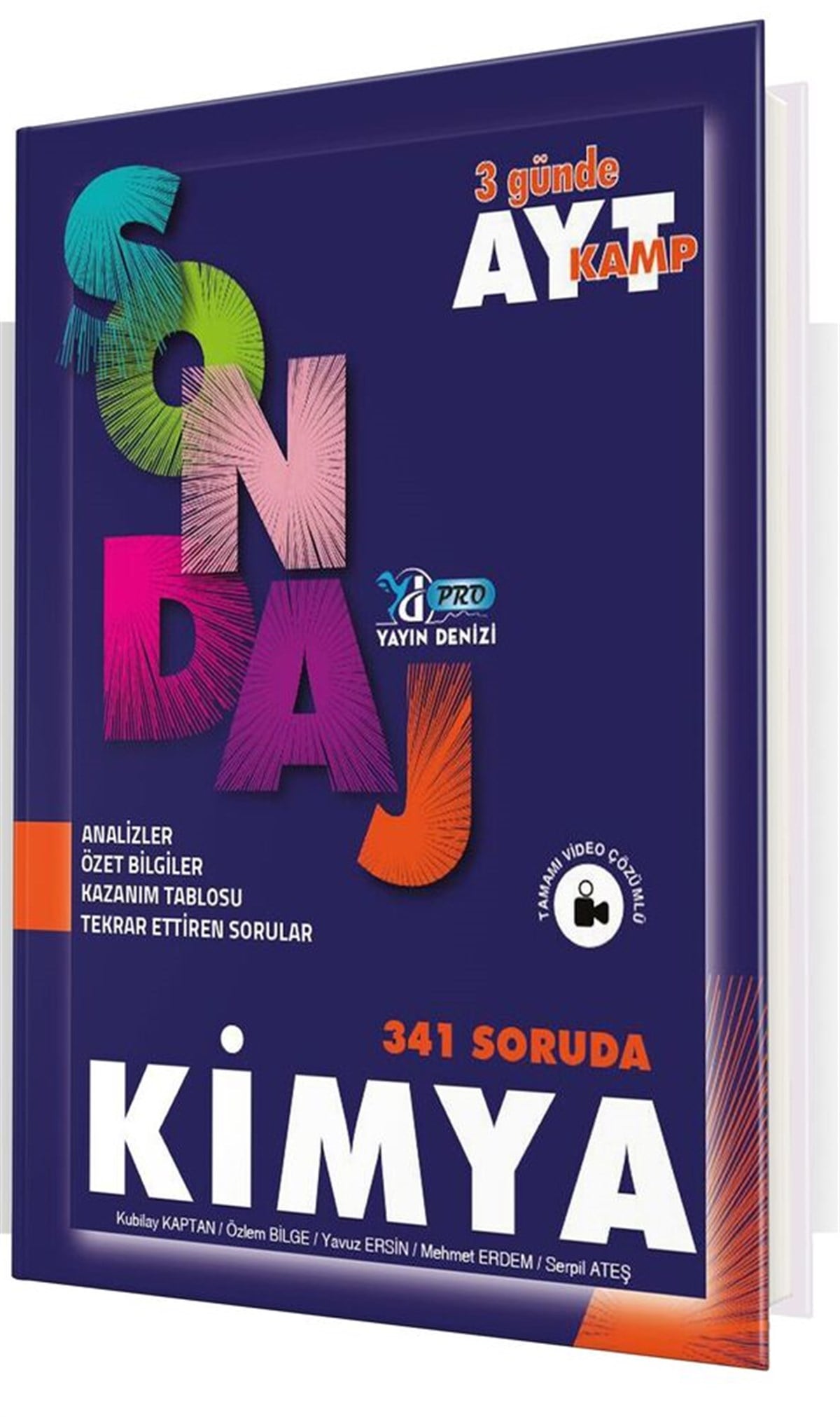 Yayın Denizi AYT Kimya Pro 341 Soruda Sondaj Kamp