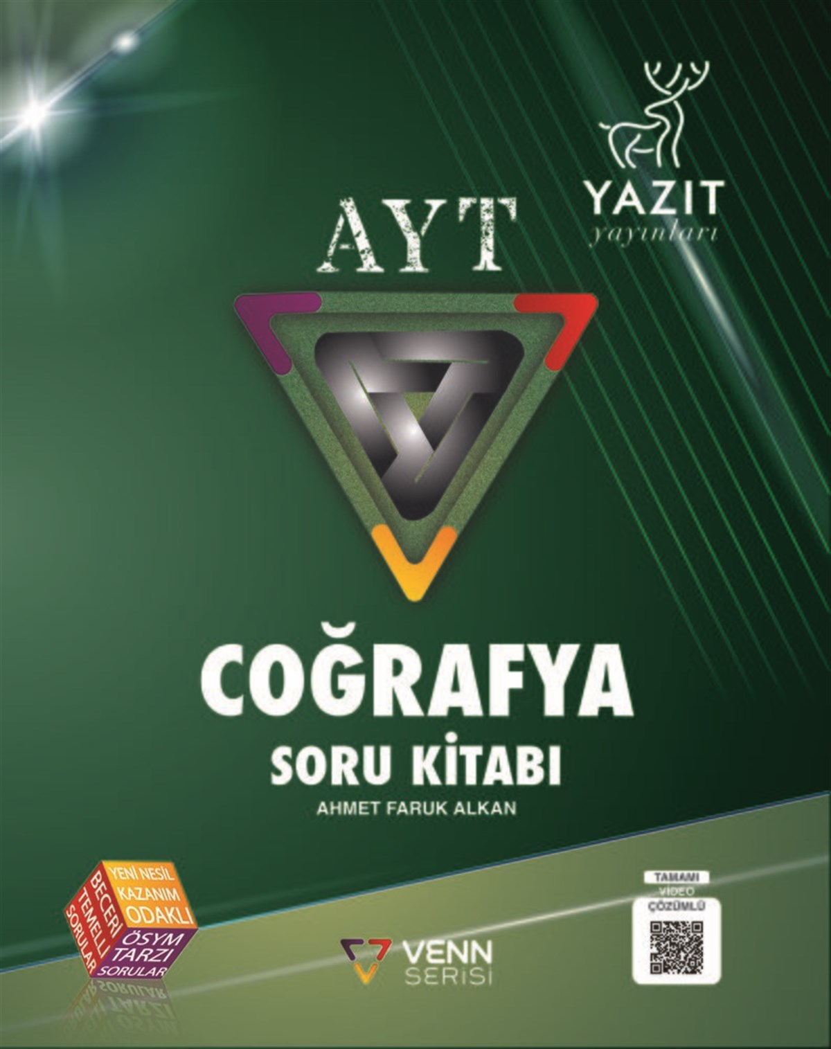 Yazıt Yayınları AYT Coğrafya Venn Serisi Soru Kitabı