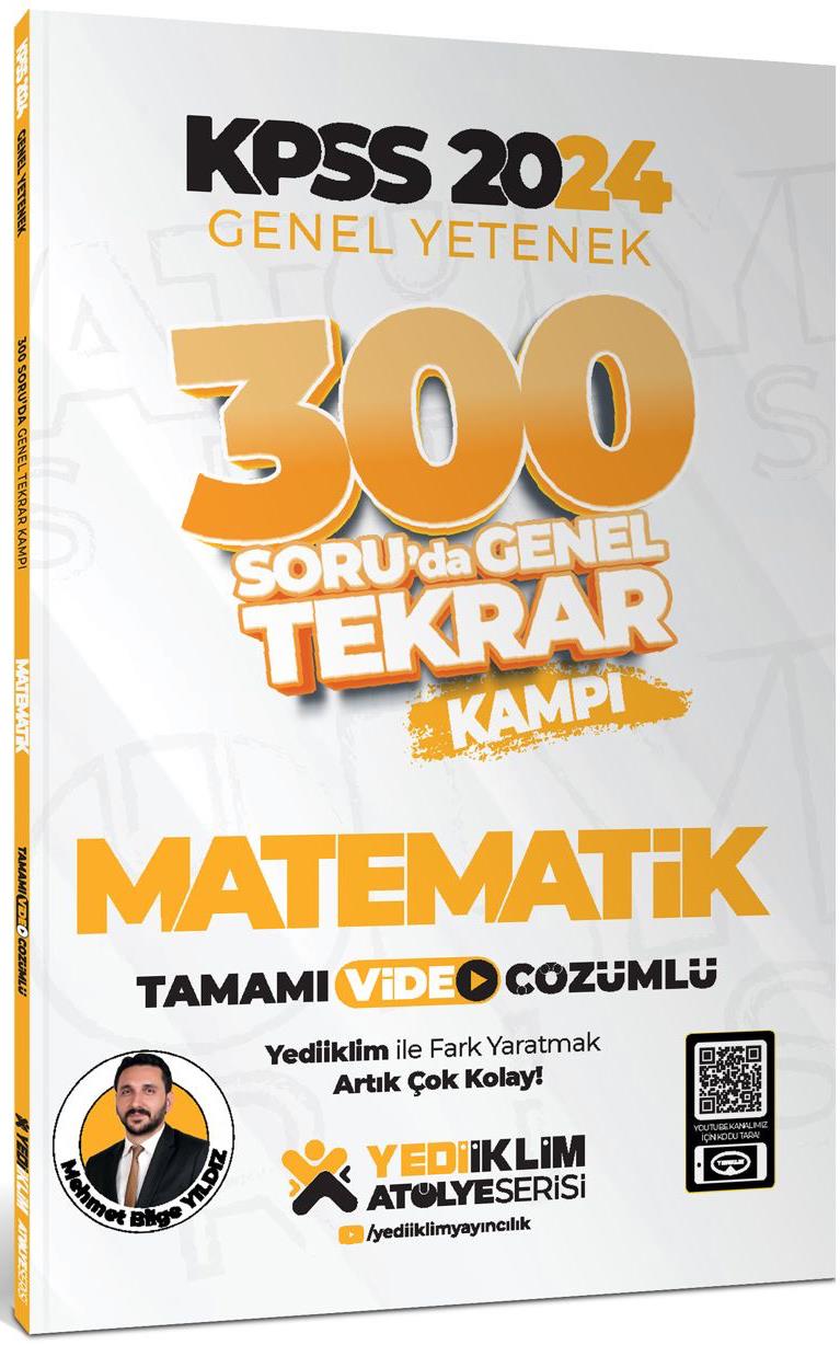 Yediiklim 2024 Kpss Genel Yetenek Matematik 300 Soruda Tamamı Video Çözümlü Genel Tekrar Kampı
