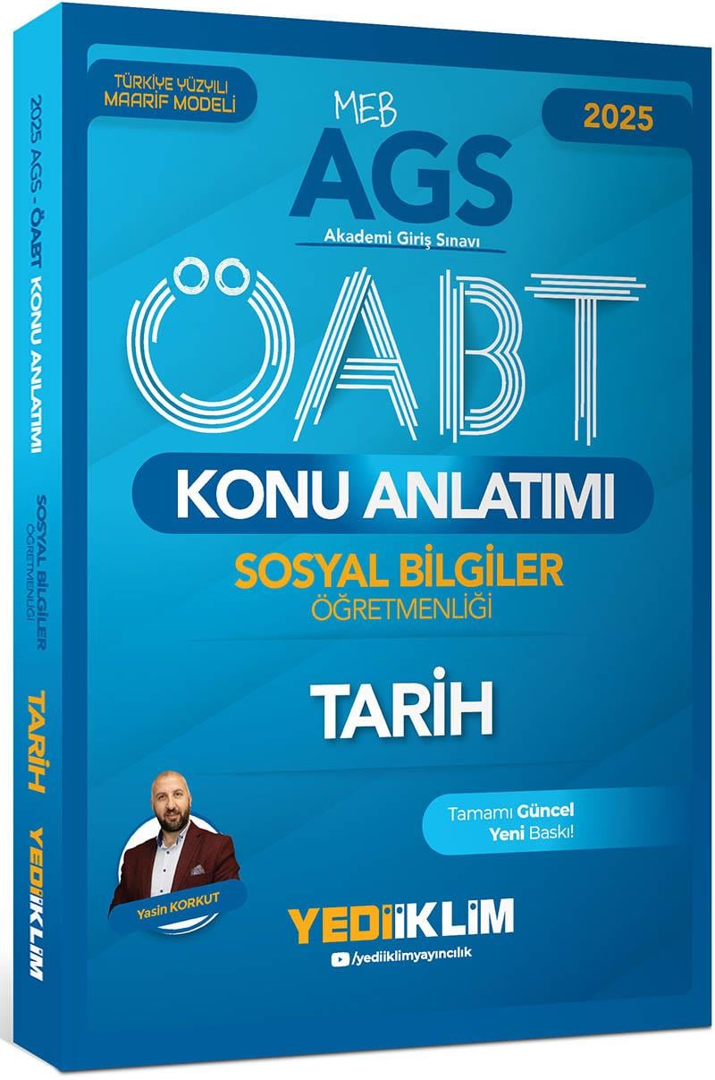 Yediiklim 2025 MEB AGS ÖABT Sosyal Bilgiler Öğretmenliği Tarih Konu Anlatımı
