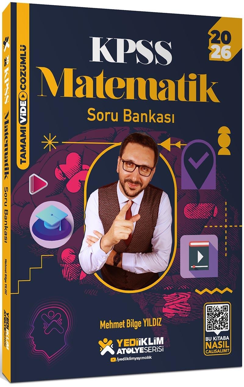 Yediiklim 2026 KPSS Atölye Serisi Genel Yetenek Matematik Tamamı Video Çözümlü Soru Bankası