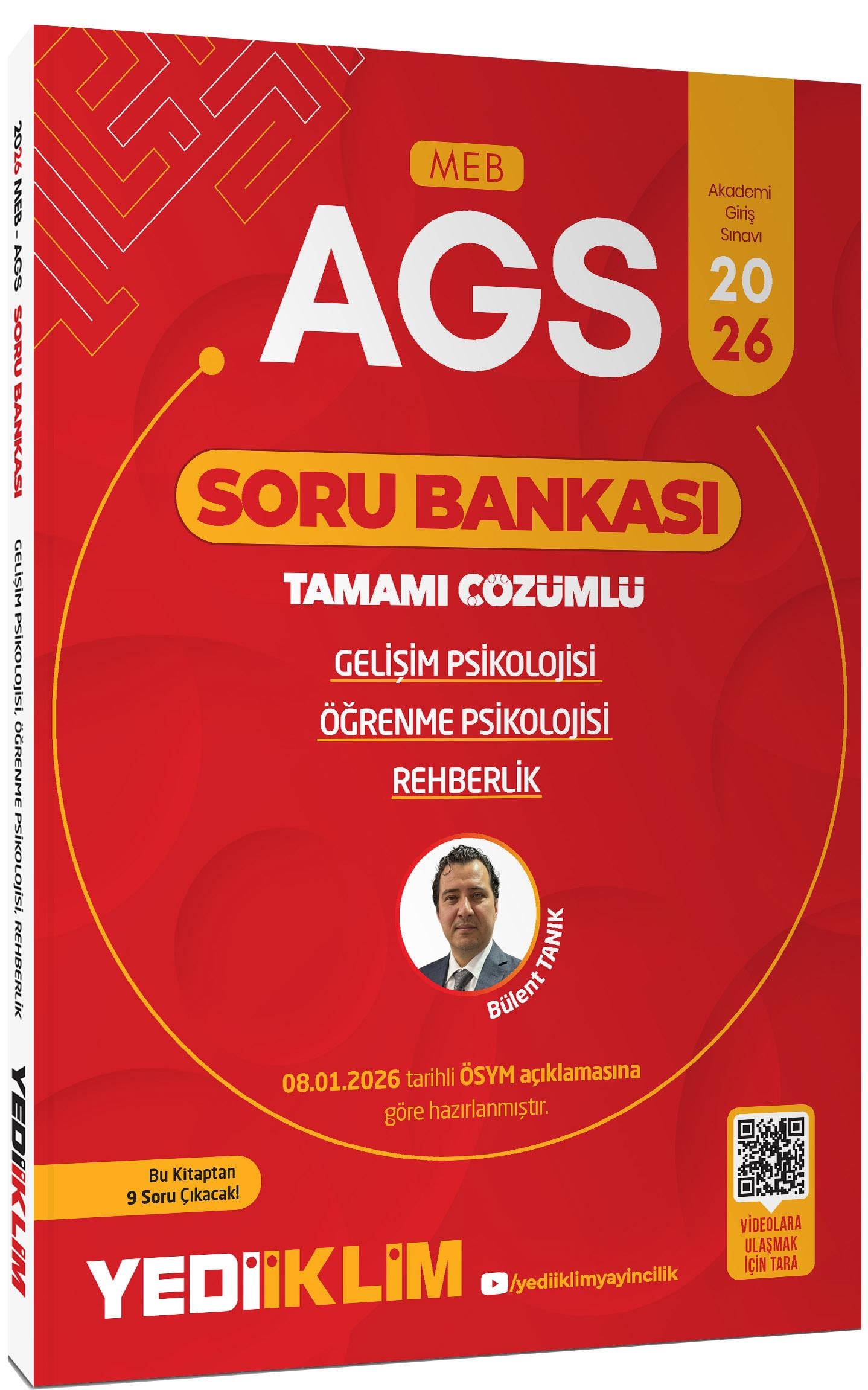 Yediiklim 2026 MEB AGS Gelişim Psikolojisi Öğrenme Psikolojisi ve Rehberlik Tamamı Çözümlü Soru Bankası