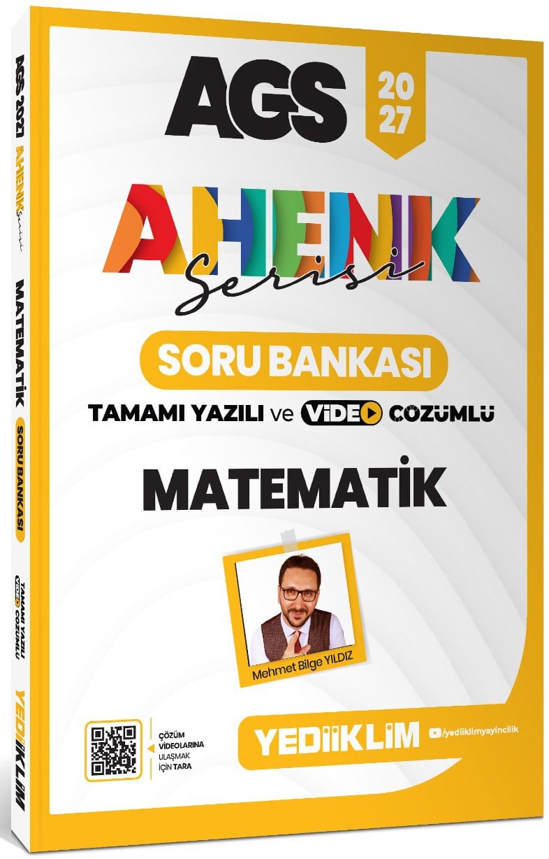 Yediiklim 2027 MEB AGS Ahenk Serisi Matematik Tamamı Yazılı ve Video Çözümlü Soru Bankası