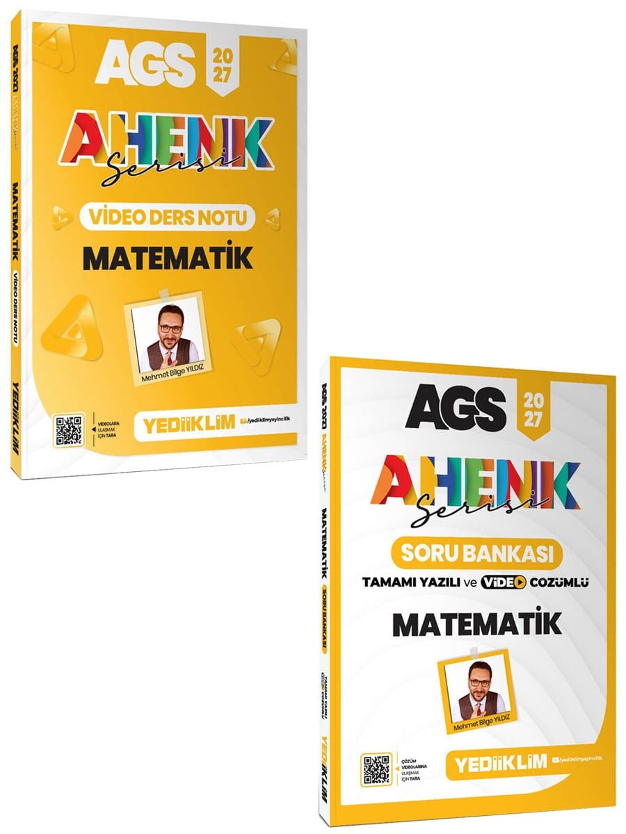 Yediiklim 2027 MEB AGS Ahenk Serisi Matematik Video Ders Notu ve Soru Seti 